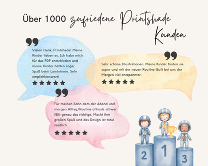 Haushaltsplan To-Do-Liste inkl. Symbolkarten - Design AUTOS