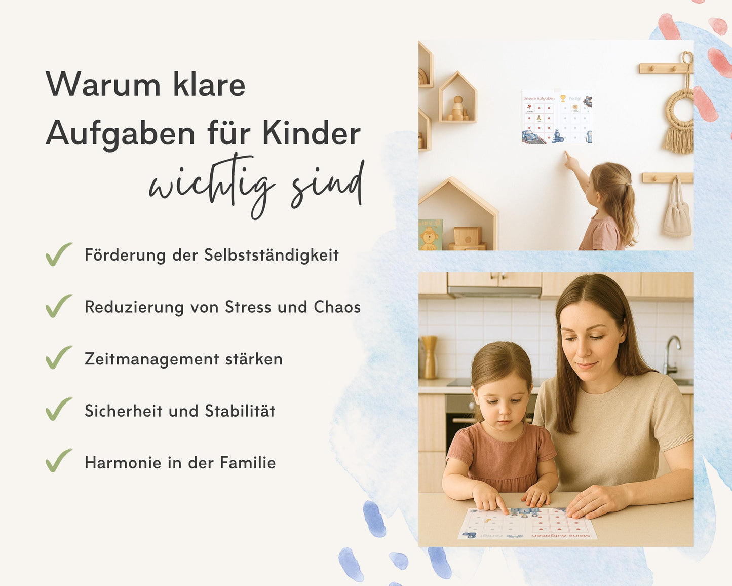 Haushaltsplan To-Do-Liste inkl. Symbolkarten - Design AUTOS