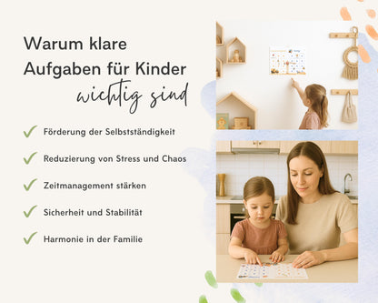 Haushaltsplan To-Do-Liste inkl. Symbolkarten - Design BAGGER