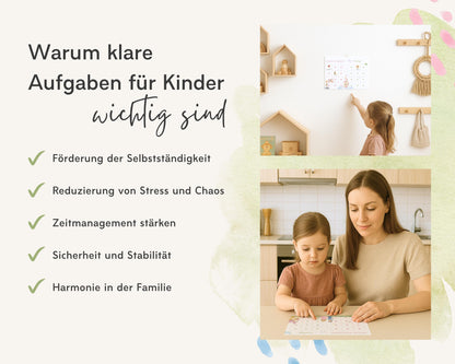 Haushaltsplan To-Do-Liste inkl. Symbolkarten - Design CINDERELLA