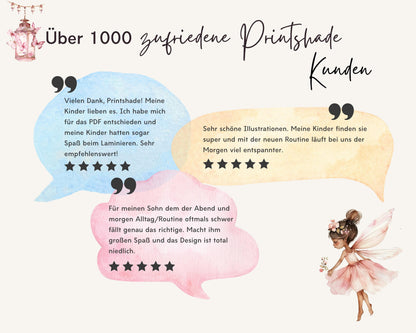 Haushaltsplan To-Do-Liste inkl. Symbolkarten - Design FEEN