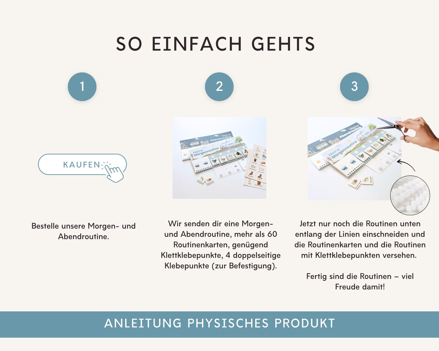 Routineplaner Montessori inkl. Symbolkarten - Design ZUG - Personalisierbar