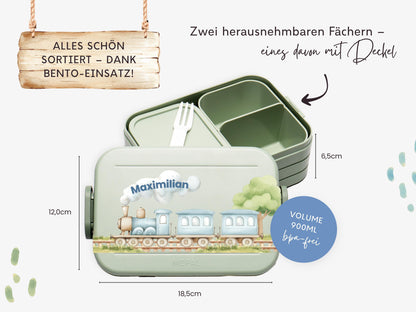 Mepal Brotdose mit Name personalisierbar - Design ZUG - Verschiedene Farben