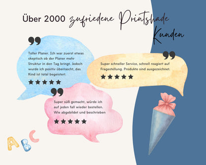 Stundenplan Acryl personalisierbar - Design AUTOS