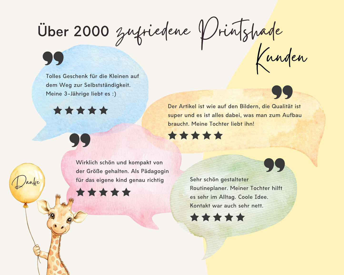 Routineplaner Montessori inkl. Symbolkarten - Design REGENBOGEN - Personalisierbar