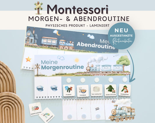 Routineplaner Montessori inkl. Symbolkarten - Design ZUG - Personalisierbar
