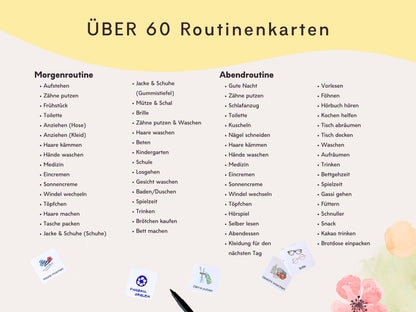 Routineplaner Symbolkarten 