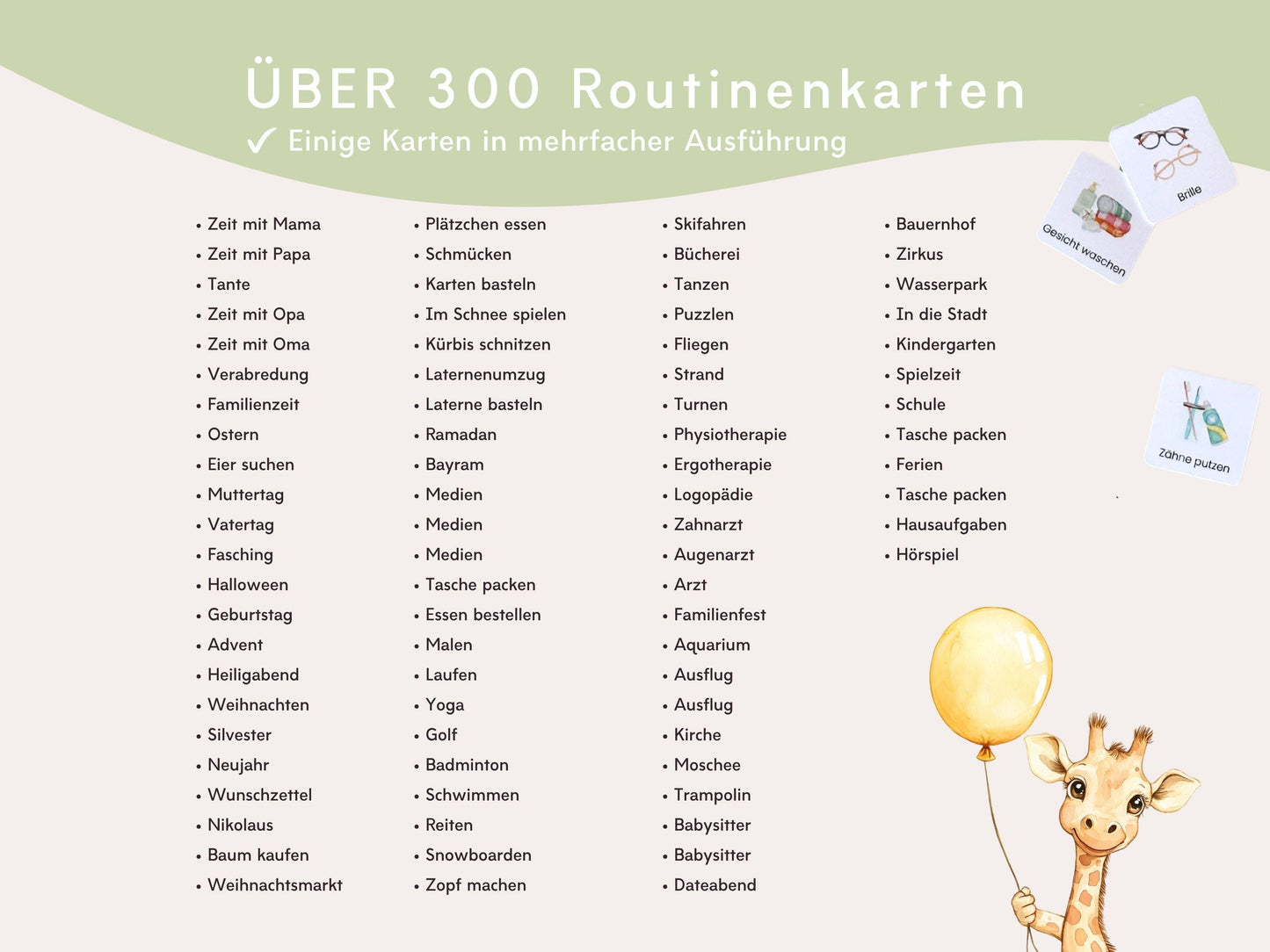 Wochenplaner inkl. Symbolkarten - Design TRAKTOR  Personalisierbar