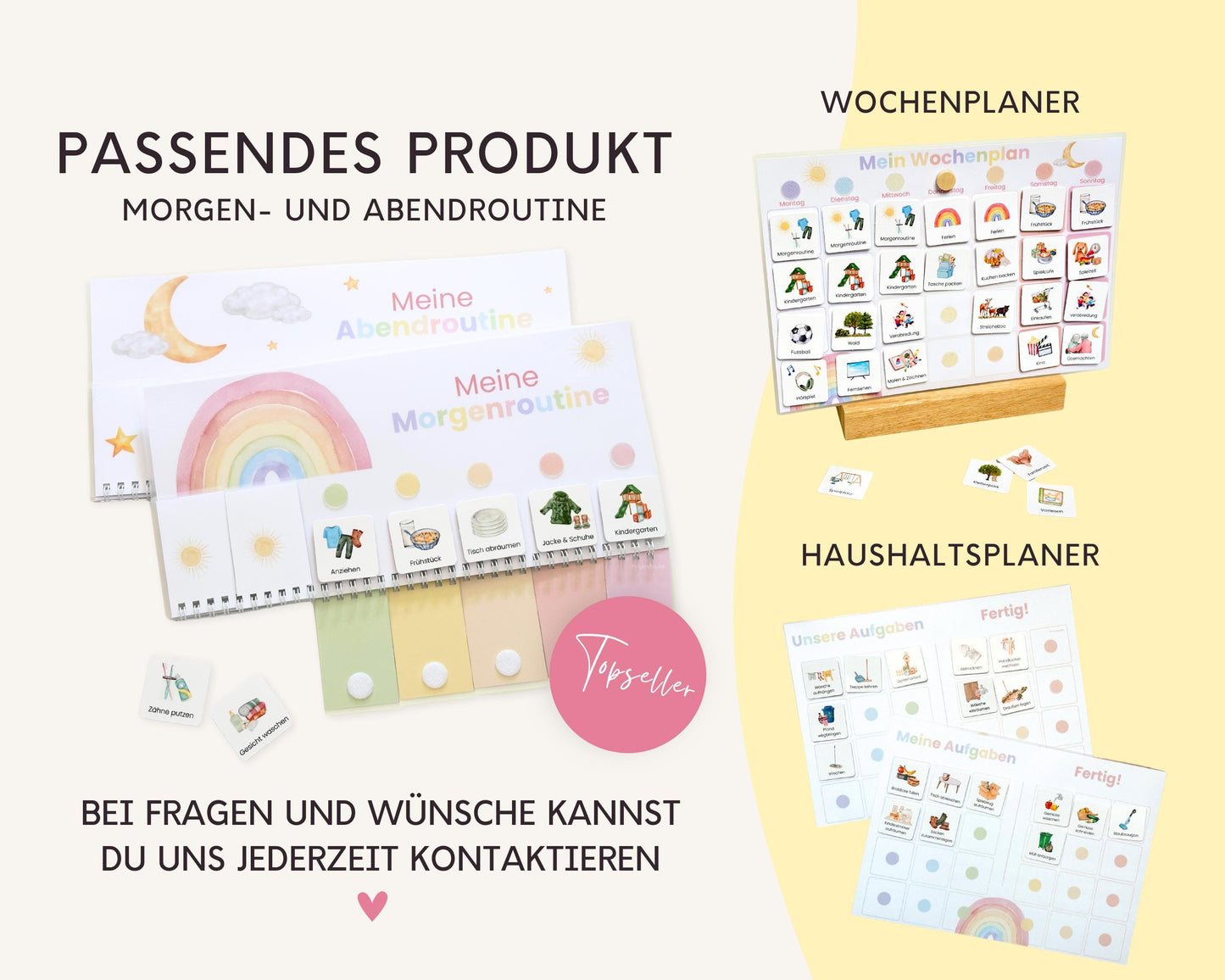 Verabredungsblock Regenbogen