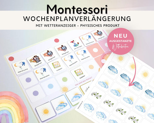 Wochenplaner Verlängerung REGENBOGEN 