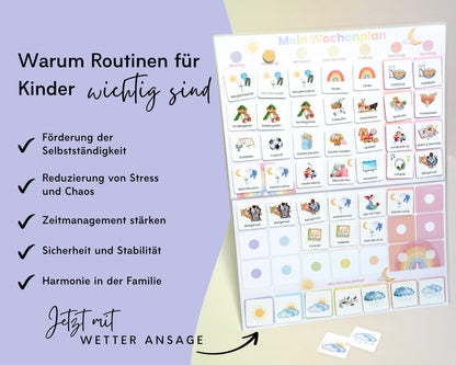 Wochenplaner Verlängerung REGENBOGEN 