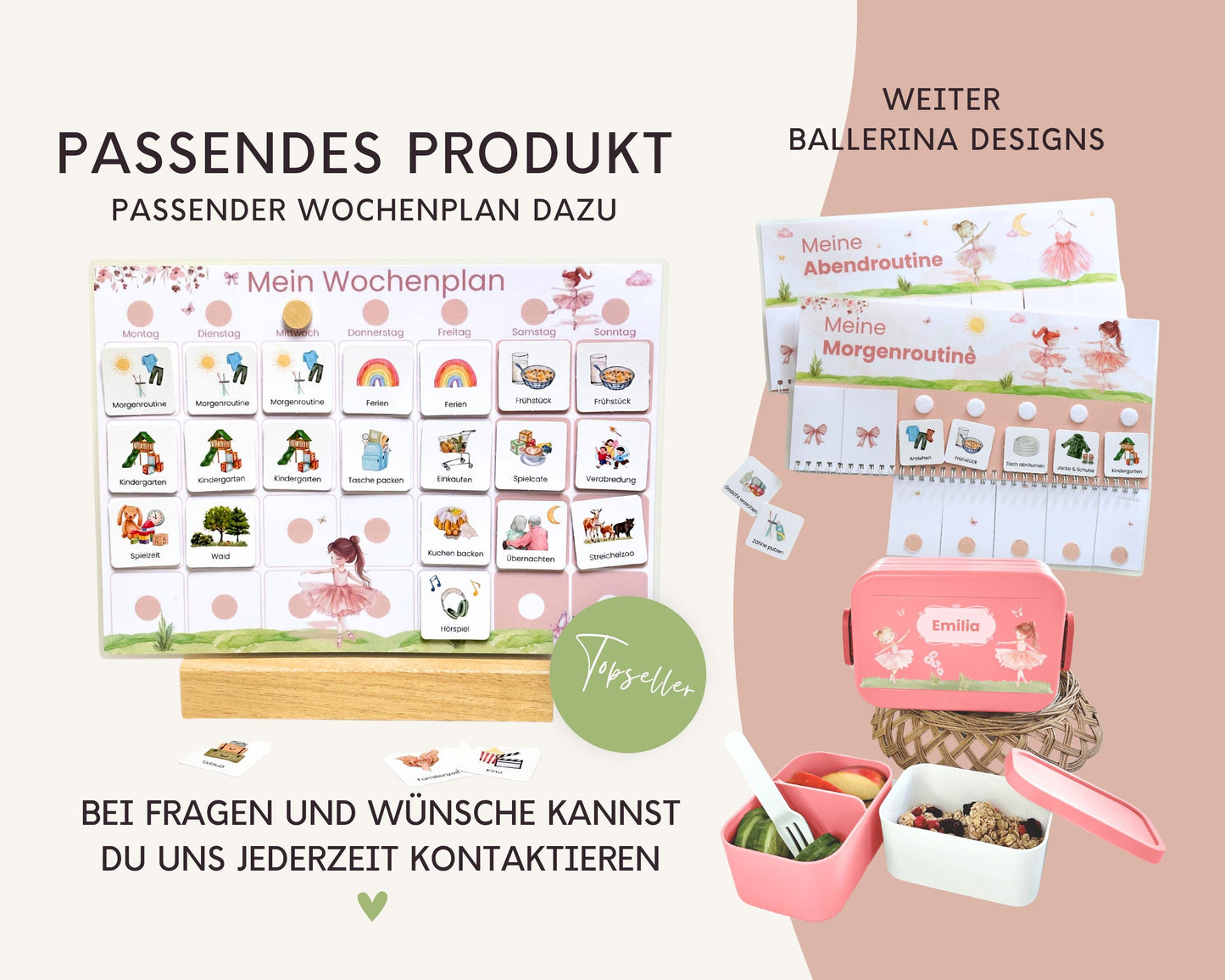 Wochenplaner Verlängerung BALLERINA 