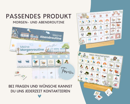 Wochenplaner inkl. Symbolkarten - Design ZUG - Personalisierbar