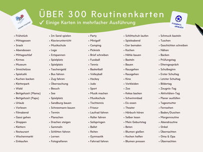 Wochenplaner inkl. Symbolkarten - Design LUFTBALLON - Personalisierbar