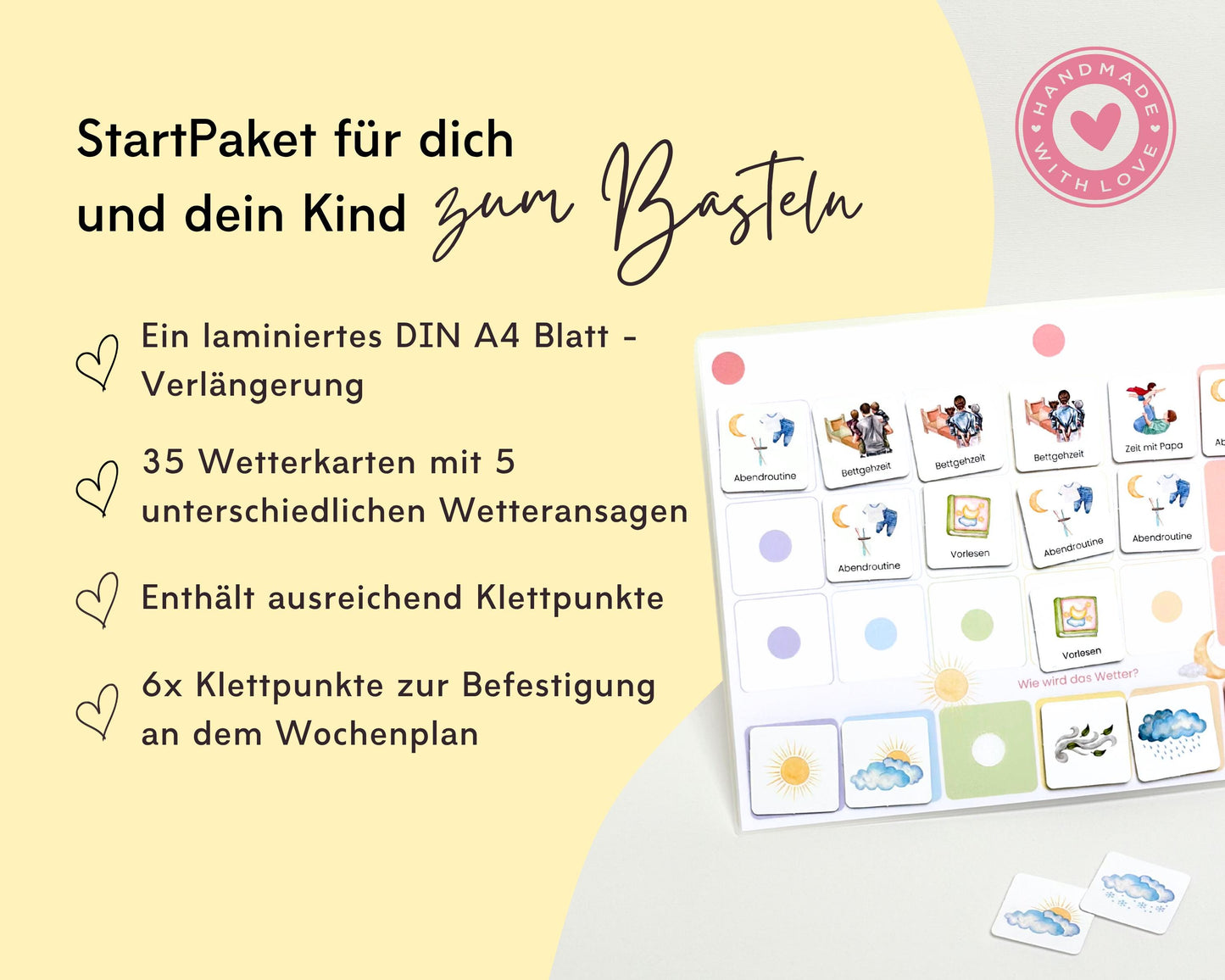 Wochenplaner Verlängerung REGENBOGEN 