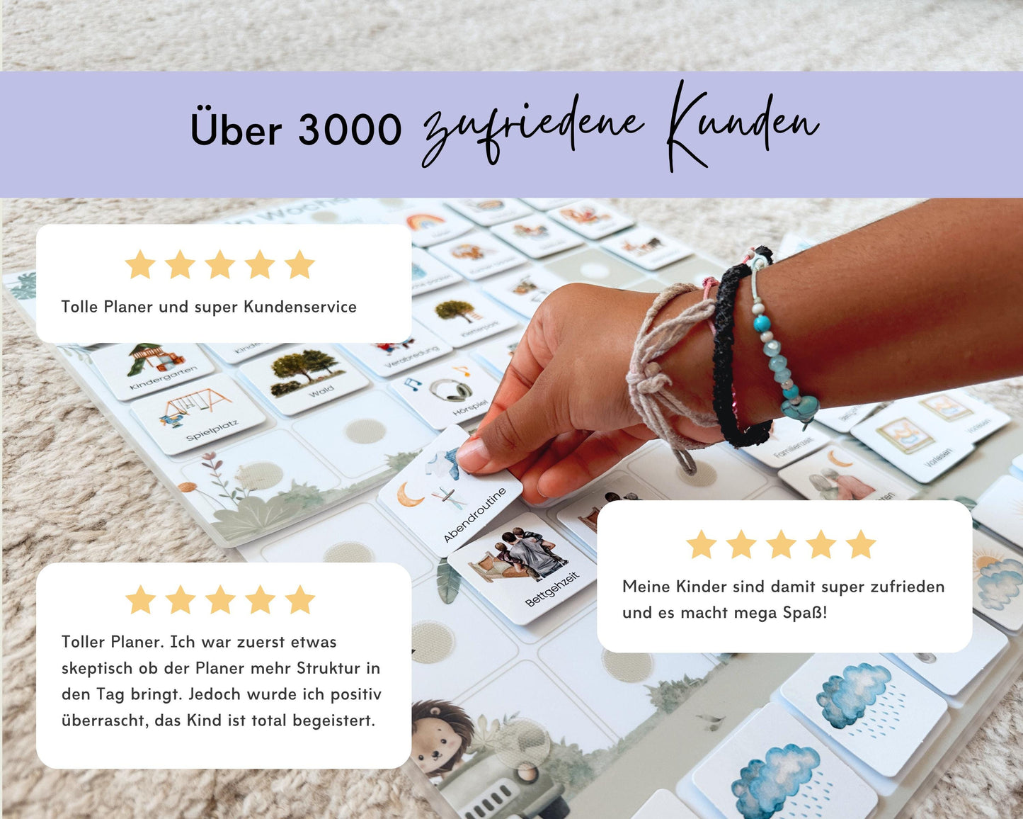 Wochenplaner Verlängerung REGENBOGEN 