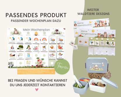 Wochenplan Verlängerung WALDTIERE 