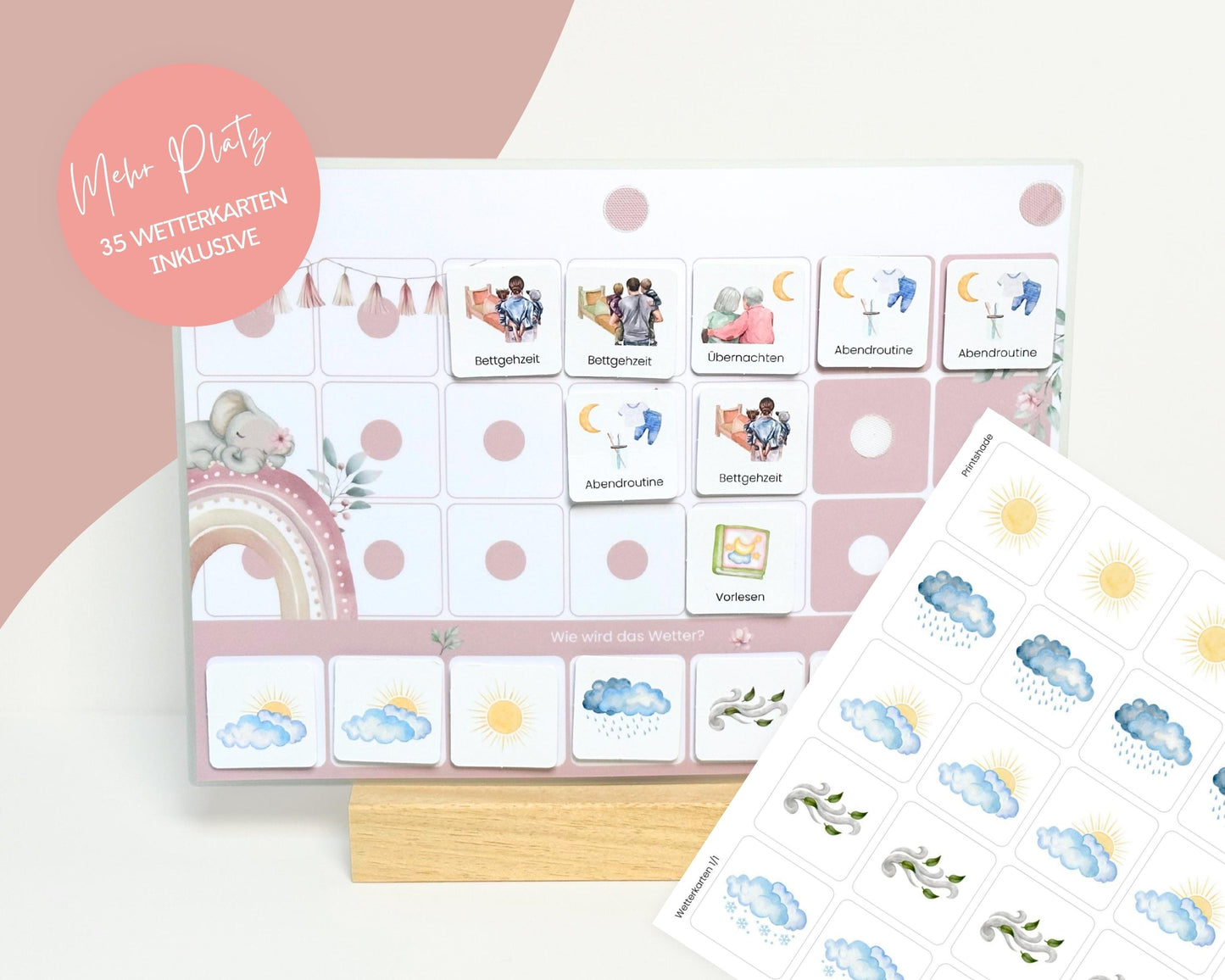 Wochenplan Verlängerung ROSA ELEFANT 