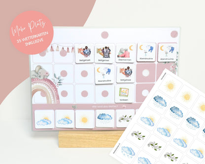 Wochenplan Verlängerung ROSA ELEFANT 