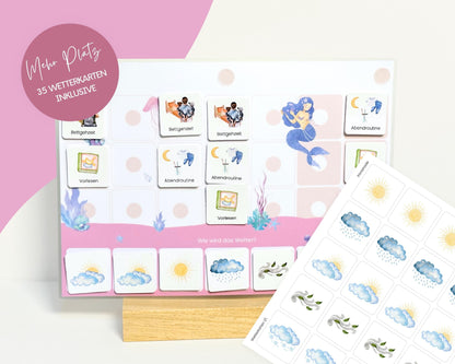 Wochenplan Verlängerung MEERJUNGFRAU ROSA 