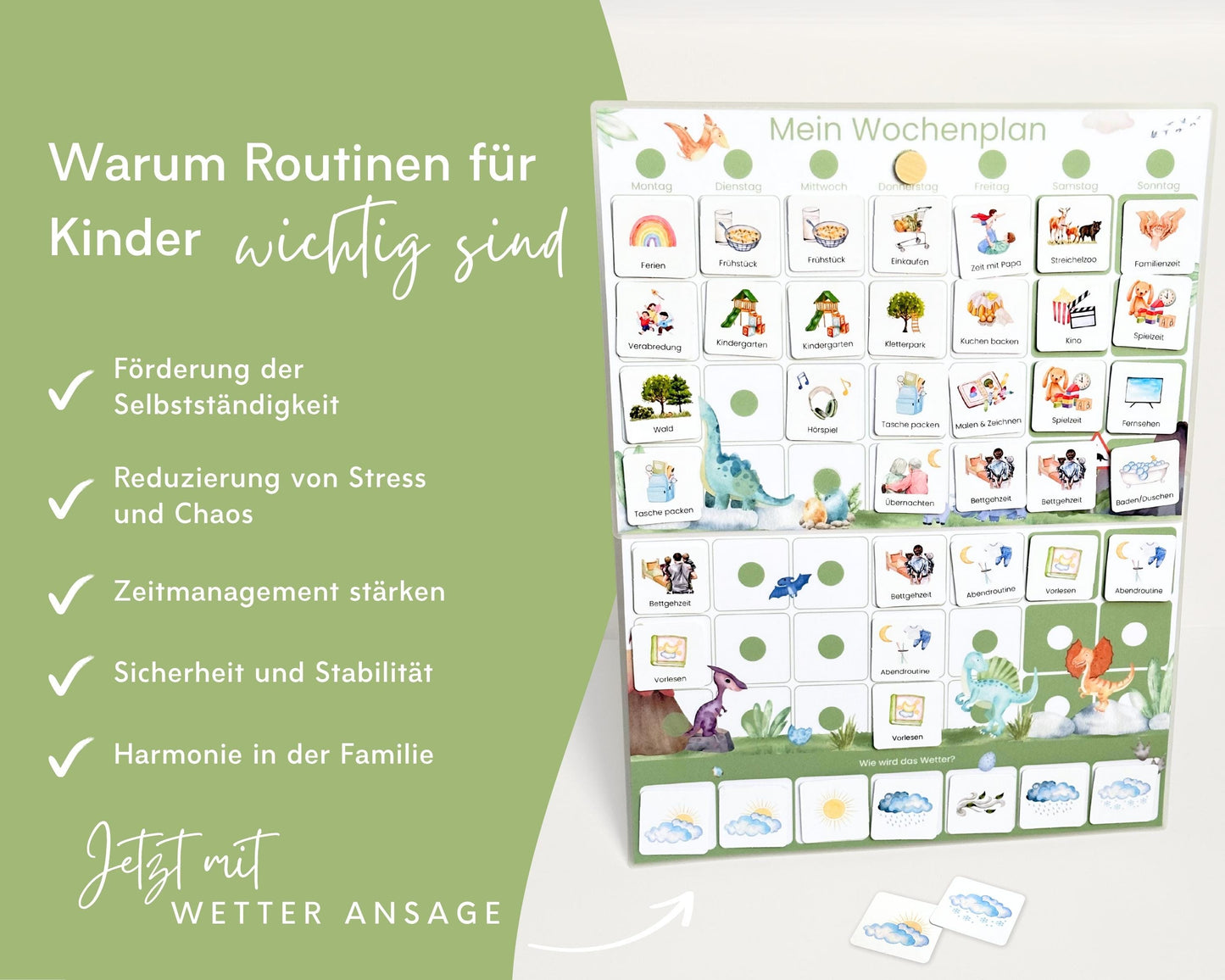 Wochenplan Verlängerung DINOSAURIER 