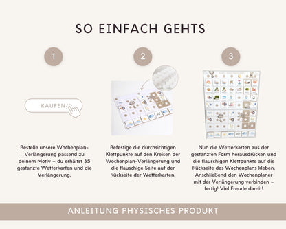 Wochenplan Verlängerung TEDDYBÄR 