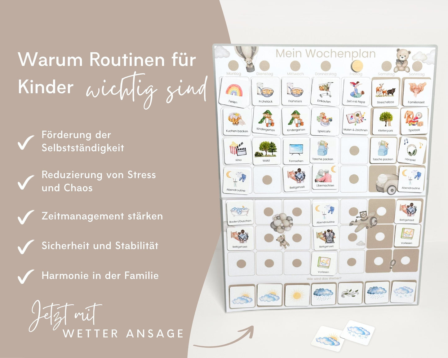 Wochenplan Verlängerung TEDDYBÄR 