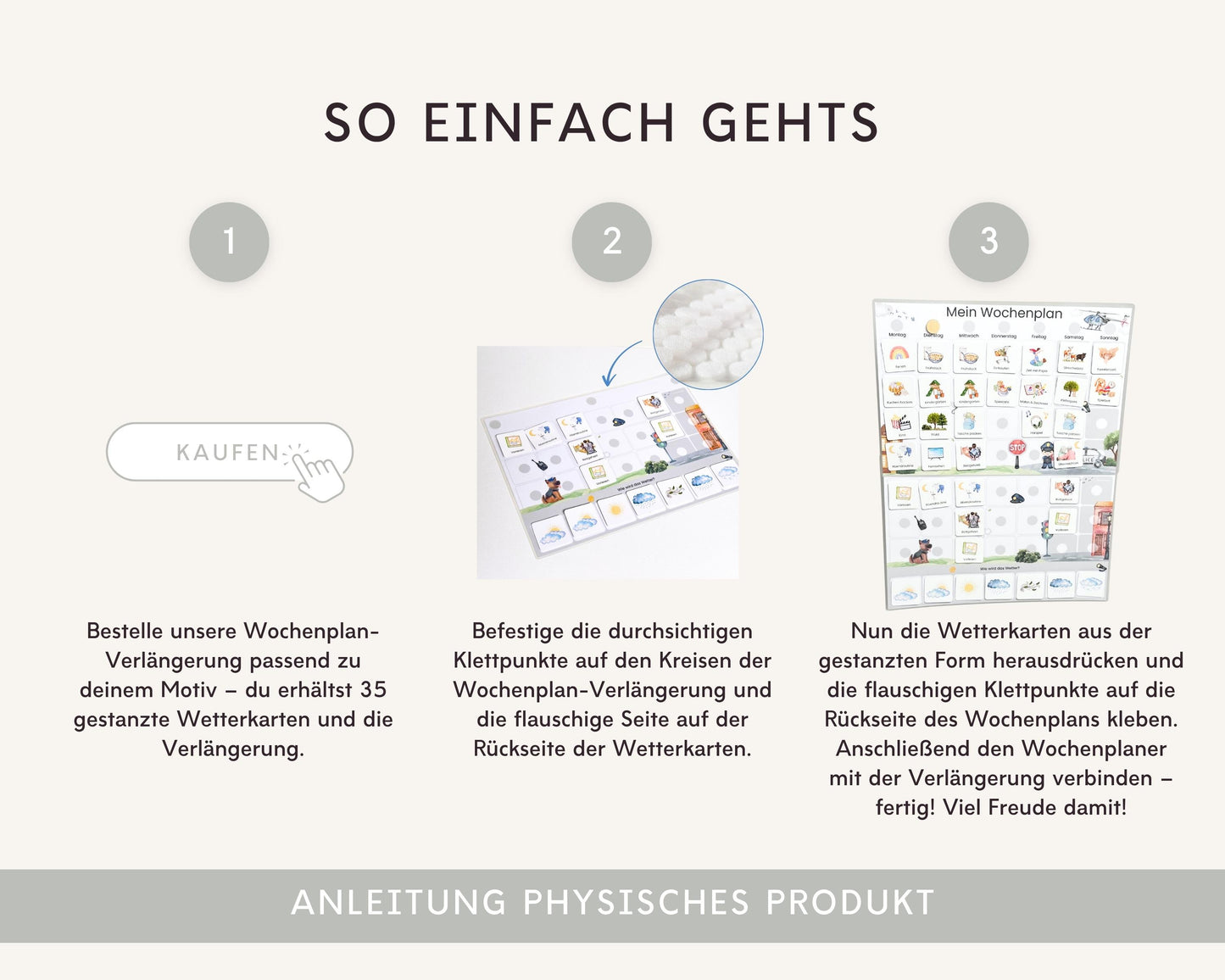Wochenplan Verlängerung POLIZEI 