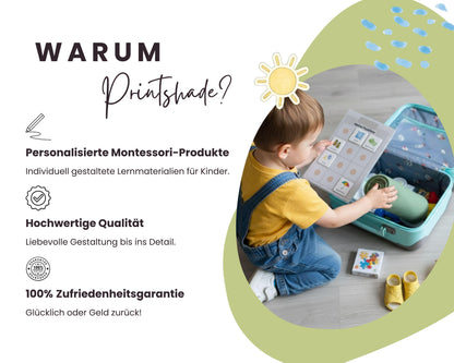 Packe mein Koffer BEIGE inkl. Karten