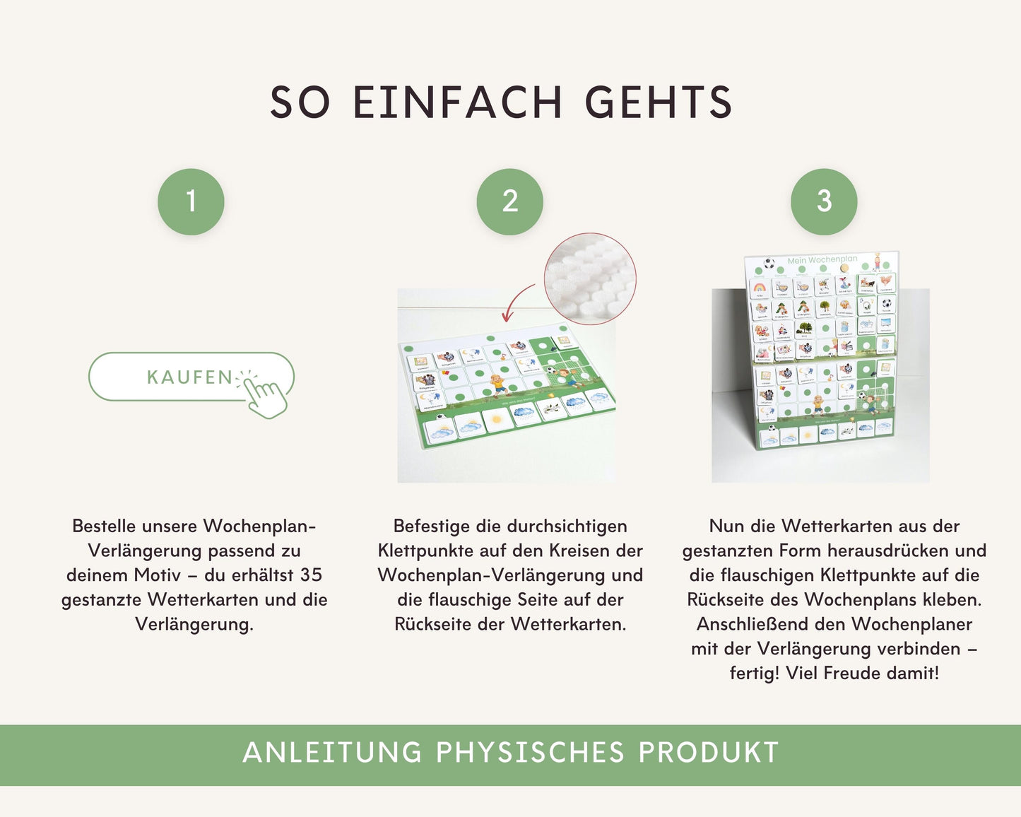 Wochenplan Verlängerung FUSSBALL 