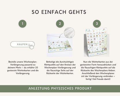 Wochenplan Verlängerung SAFARI 