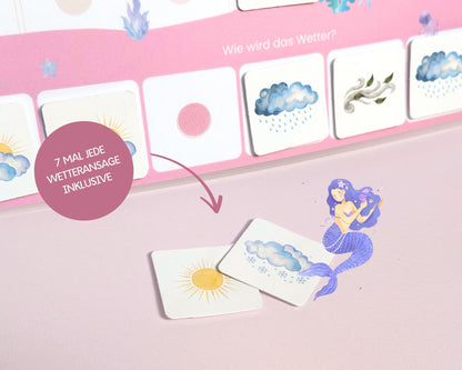 Wochenplan Verlängerung MEERJUNGFRAU ROSA 