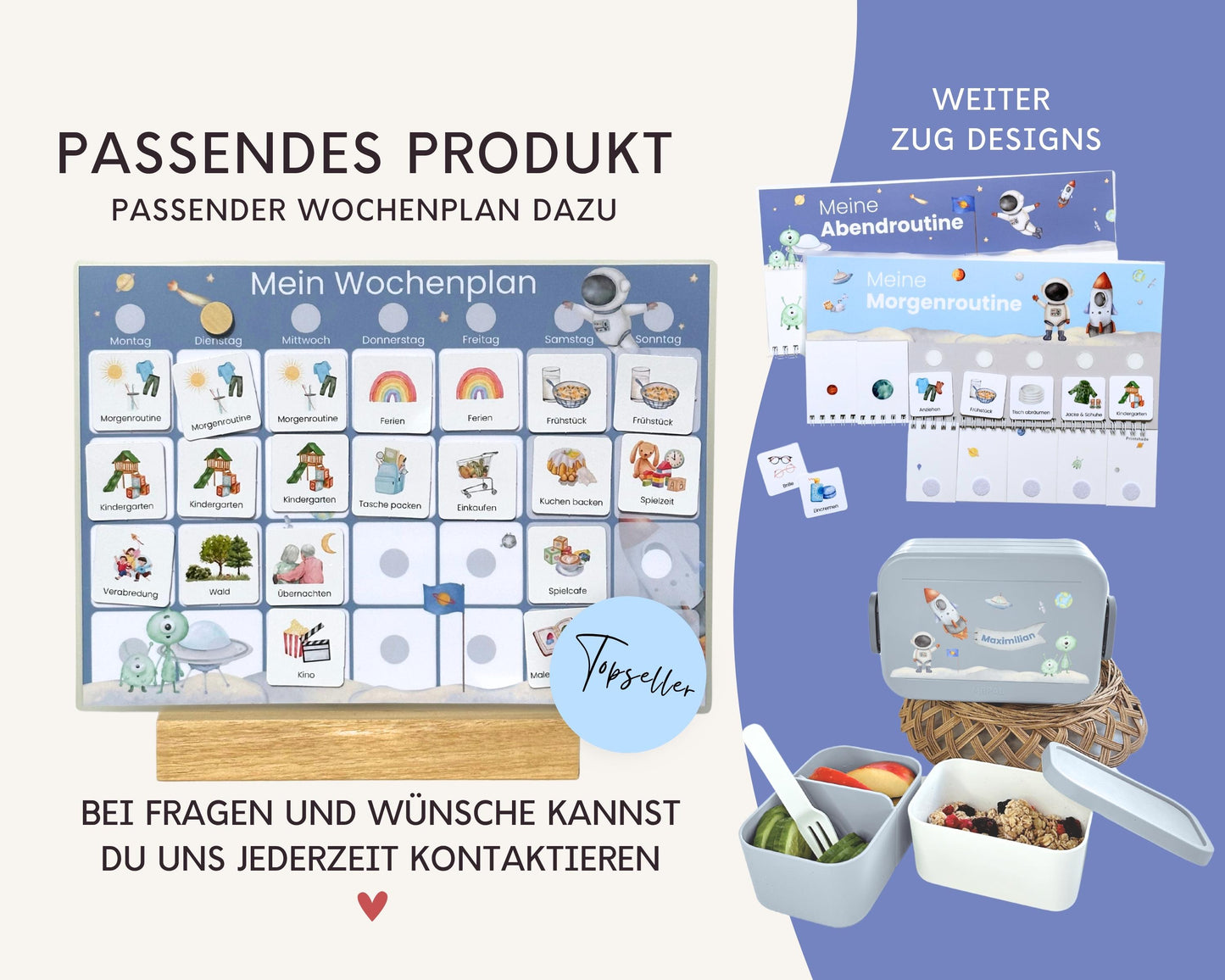 Wochenplan Verlängerung ASTRONAUT 