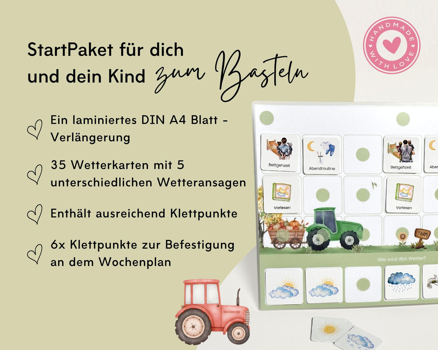 Wochenplan Verlängerung TRAKTOR 