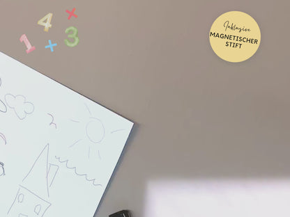 Stundenplan Magnet personalisierbar - Design REGENBOGEN ROSA