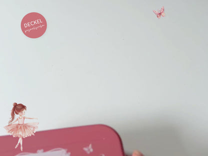 Mepal Brotdose mit Name personalisierbar - Design BALLERINA - Verschiedene Farben