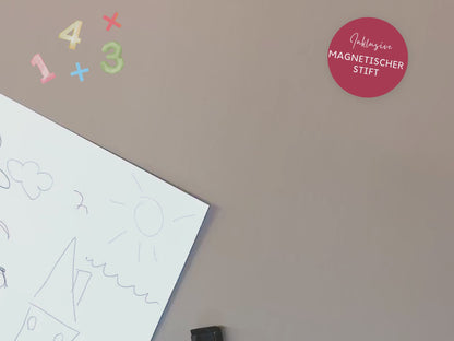 Stundenplan Magnet personalisierbar - Design BLUMEN PINK