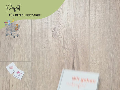 Einkaufsliste inkl. Symbolkarten - Design SUPERMARKT - Personalisierbar