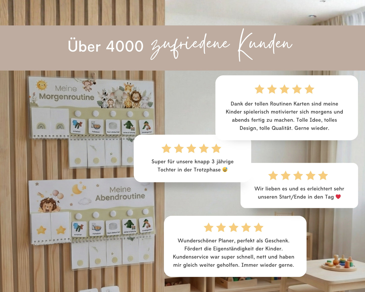 Routineplaner TEDDYBÄR inkl. Symbolkarten